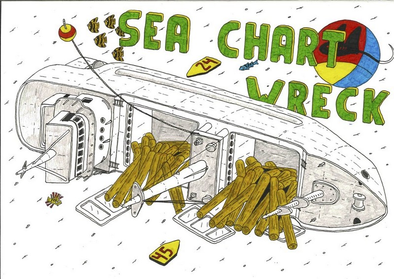 SEA CHART WRECK SEA CHART WRECK