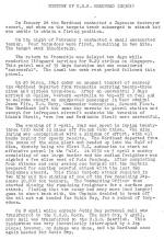 Extrait du rapport d'action de l'USS Hardhead Extrait du rapport d'action de l'USS Hardhead